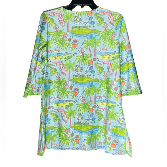 Kaeli Smith Activewear Teegan Tunic Top Women small Naples Florida destinations - Picture 2 of 5